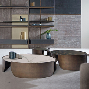 <span class=keywords><strong>Table</strong></span> basse pliable en métal avec <span class=keywords><strong>plateau</strong></span> <span class=keywords><strong>noir</strong></span> pour balcon de maison au design minimaliste moderne - Product Image 1