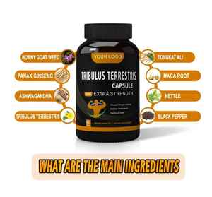 Suplementos de Saúde de Alta Qualidade em Cápsulas de Extrato de Raiz de Tribulus Terrestris, Cápsulas Originais de Aumento de Energia - Product Image 3