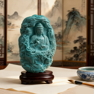 Turkuaz Tathagata buda - Product Image 5