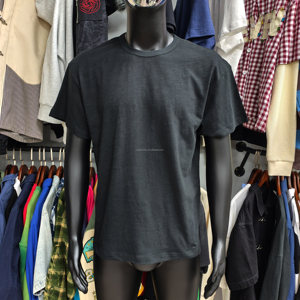 T-shirt in cotone slub personalizzata di alta qualità Squirorkop, tessuto leggero e traspirante, vestibilità oversize squadrata, stile vintage - Product Image 4