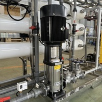 Système de traitement d'eau par osmose inverse (RO) direct usine, 5000 litres par heure, fonctionnement sécurisé pour l'eau de mer, de rivière et de lac