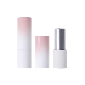 Handmade round magnetic button lipstick tube empty tube 12.1 weighted 28g gradual pink magnetic lipstick empty shell