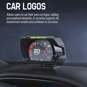 Kỹ thuật số xe HUD hiển thị OBD thông minh đo rpm Tốc độ màn hình LCD xe công tơ mét OBD2 công cụ chẩn đoán - Product Image 3