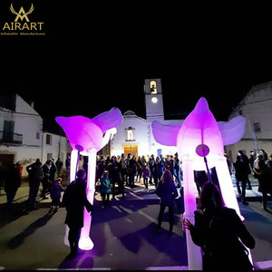 Rave Events costume da parata bianco gonfiabile <span class=keywords><strong>led</strong></span> swan costume a03 - Product Image 6