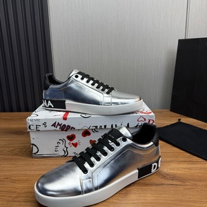 Zapatos de Plataforma de Cuero Genuino de Diseño de Lujo OEM 2026 de Alta Calidad, Zapatos para Caminar a la Moda, Embalaje para Dropshipping, Color Plata - Product Image 1