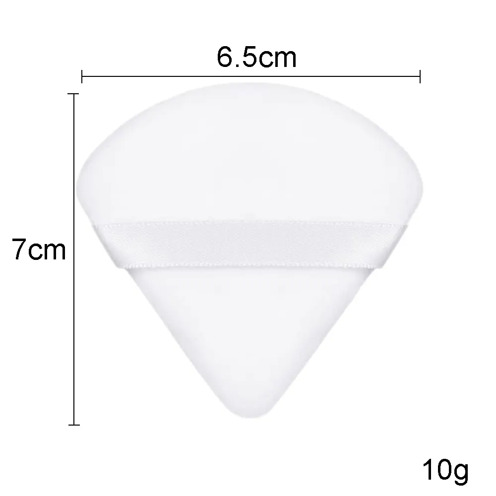 Gmagic Hot Selling Soft Tick Pur Cotton Triangle Outil de maquillage Big Cosmetic Puff Face Loose Mineral Puff Cosmetic