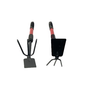 <span class=keywords><strong>Houe</strong></span> de jardin à <span class=keywords><strong>deux</strong></span> têtes à 3 broches Soins des plantes <span class=keywords><strong>Houe</strong></span> de jardinage en acier inoxydable - Product Image 2