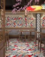 Azulejo de Porcelana Mate Estilo Español 600x600mm, Impresión Artística, Antibacteriano, Antideslizante, para Piso/Pared, para Interiores
