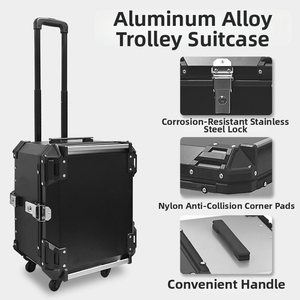 Nouvelle valise en aluminium pour motos - Rangement universel pour vélos, trottinettes et coffres arrière d'extérieur - Product Image 2