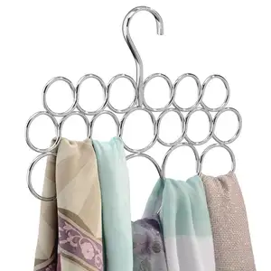 Over Closet Rod Or Hook 18 Holes Storage Organizer Ties /belts /shawls/scarf Hanger Rack