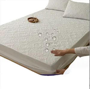 Drap de lit matelassé imperméable et doux