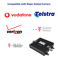 Amplificador de teléfono móvil gestionado con aplicación inteligente LCD y Tuya para EE. UU. Canadá 5G 4G Cellular Booster B5 B12 B13 B17 compatible con redes GSM 3G