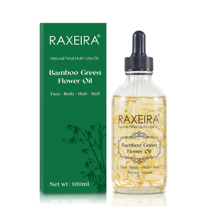 Venta al por mayor de fábrica, aceite esencial de flor verde de bambú con almendra, jojoba, aceite esencial para el cuidado del cabello facial y corporal de alta calidad - Product Image 1