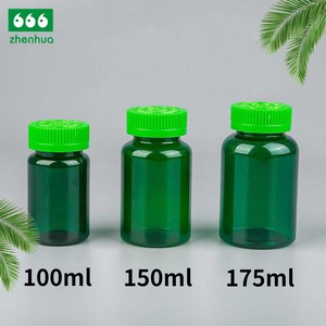 Materiali per il confezionamento di farmaci 100ml 120ml 150ml 175ml di capacità multipla bottiglia di plastica per Capsule