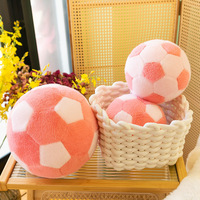 Simulation Football Peluche Jouet Poupée pour Enfants Ballon de Football Rond Doux Coussin Grab Machine Football Peluche Jouets