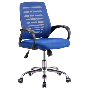 Silla de oficina ergonómica con elevador, diseño cómodo para el hogar, reposabrazos de tela de estilo moderno y reposapiés de malla del fabricante - Product Image 6