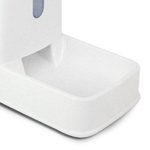 Distributeur d'eau et de nourriture pour animaux de compagnie, minimaliste, 3,5 L, en plastique solide, manuel, portable, avec alimentation par charge, en boîte - Product Image 5