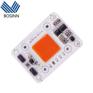 Chip de lámpara de cultivo LED COB 50W AC110V 220VAC entrada controlador IC inteligente apto para fuente de iluminación de cultivo LED DIY regulable - Product Image 1