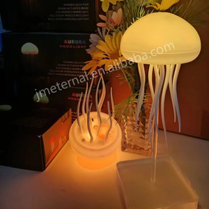 USB Replaceable Night Light Diy <strong>Jellyfish</strong> <strong>Lamp</strong> Smart Voice Control Art Decor Study Coffee Shop Bar Bedside Table <strong>Lamps</strong> - Product Image 4