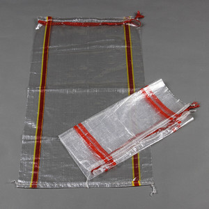 Chine Fabricant Recyclable Transparent pp Tissé Sac Personnalisable Taille Emballage Fruits Légumes Pommes De Terre Plus Cordon - Product Image 1