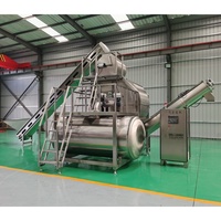 3 In 1 Aardappelschillen En Snijden Machine Tomaat En Zoete Aardappel Stoomschilmachine Met Kern Plc Componenten Motormotor