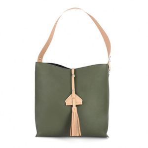 Z &amp; M Cina Merci In Pelle Tinta Unita handle Bag per Le Donne - Product Image 2