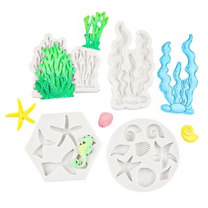 Stampo <span class=keywords><strong>in</strong></span> Silicone Fai-da-Te a Tema Marino <span class=keywords><strong>per</strong></span> Decorazione <span class=keywords><strong>Torte</strong></span>, Gelatine, <span class=keywords><strong>Zucchero</strong></span>, Cioccolato, Fondente, Utensile <span class=keywords><strong>per</strong></span> Pasticceria - Product Image 5