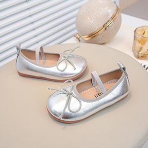 รองเท้าหนังแบบสวมสำหรับเด็กผู้หญิง JHT <span class=keywords><strong>รุ่น</strong></span>เจ้าหญิง คอลเลคชั่นฤดูใบไม้ผลิ/ฤดูใบไม้ร่วง ปี 2025 พื้นรองเท้าด้านล่างนุ่มทำจากยาง ดีไซน์ทันสมัย ปากตื้น ลายพิมพ์ - Product Image 2