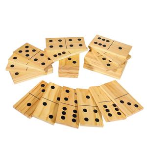 EASTOMMY Jeu de dominos en bois ET-235083, dominos d'extérieur pour pelouse et cour, jeux d'extérieur - Product Image 1