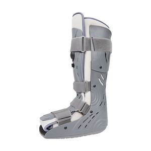 Adjustable Ankle Brace Support For Rehabilitation And Sports Recovery Adult Unisex Gray Sml Size With Ventilation Design - Product Image 1