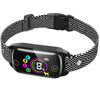 Collier anti-aboiement intelligent rechargeable à sensibilité réglable pour animaux de compagnie