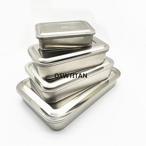 304 Roestvrijstalen Sterilisatie Lade Doos Vierkante Plaat Met/Geen Gat Cover Chirurgisch Instrument Tandheelkundig Instrument - Product Image 4