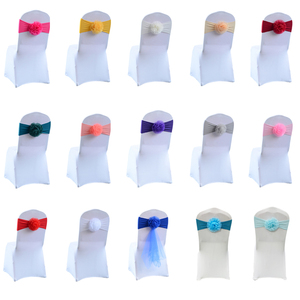 Vente chaude 1 pièce Organza <span class=keywords><strong>chaise</strong></span> ceinture fleur <span class=keywords><strong>chaise</strong></span> couverture noeud pour Banquet événement fête d'anniversaire décoration <span class=keywords><strong>mariage</strong></span> <span class=keywords><strong>chaise</strong></span> arc - Product Image 5