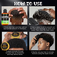 Shampooing Personnalisé pour Ondulations, Shampooing à la Biotine, Renforce les Ondulations, Stimule la Croissance Capillaire, Kit Coiffure Ondulée en Gros