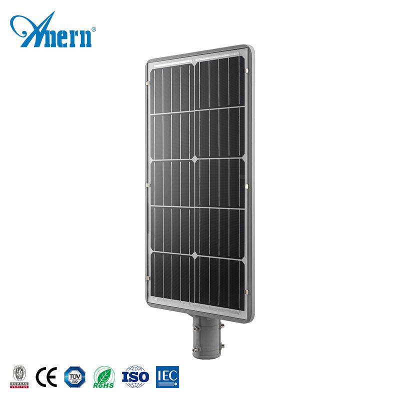 80W IP65 luz Solar Led de calle todo en uno integrada llevó la lámpara de calle Solar