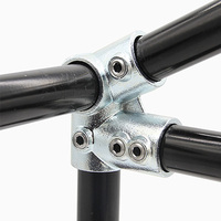Système de fixation par serrage pour tuyaux, connecteurs 185 Eaves pour serres