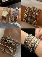 Breloque Tendance pour Bracelet Italien, Design Gourmand en Acier Inoxydable, Maillon Fait Main pour DIY, Charms Italien