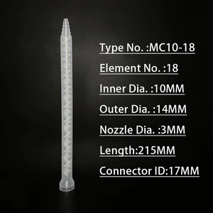 Serie MC/MS10 Tubo mezclador AB Tubo de goma de llenado de pegamento para epoxis <span class=keywords><strong>Duo</strong></span> Pack Boquilla mezcladora estática10-32/10-2 - Product Image 4