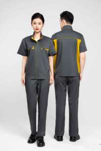 Ropa de trabajo de construcción para mujer, mono, uniformes, ropa de trabajo Industrial, trajes de trabajo, ropa de trabajo de tela de trabajo de bajo precio - Product Image 2