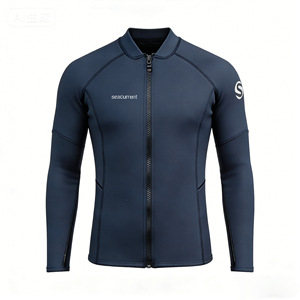 Seacurrent 3mm <b>Wetsuit</b> Long Sleeve High Neck Unisex Neoprene Diving Surfing Swimming Gear - Product Image 4
