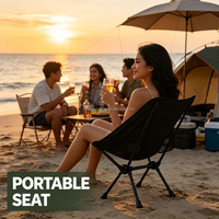 Chaise de plage pliante d'extérieur, chaise longue portable, inclinable, pour enfants et adultes, pour le déjeuner, les festivals, la sieste, compacte, pliable, pour le bord de la piscine, le jardin