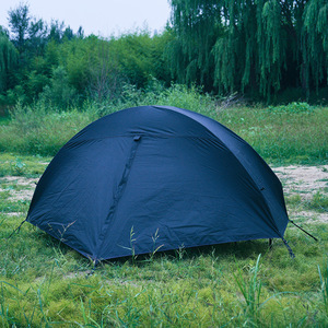 Tienda de Campaña Individual para Tres Estaciones, para Senderismo y Campamento al Aire Libre, Tejido Oxford Impermeable de 2000-3000 mm, con Mosquitera Interior, 1.6 kg - Product Image 3