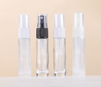 Flacon pulvérisateur dégradé coloré de luxe de 10ml avec testeur de pompe de pulvérisation en plastique 10ml petit flacon d'atomiseur de parfum échantillon de bouteille en verre