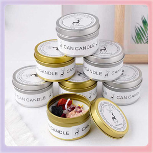 Lilin Aromaterapi Kedelai Ramah Lingkungan Tanpa Asap FRHY dalam Kaleng Logam, Aroma Tahan Lama untuk Rumah, Yoga, Meditasi - Product Image 2