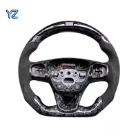 Volante Deportivo de Fibra de Carbono Forjado Personalizado YZ Premium Racing para Ford Focus MK4 MK8 Fiesta ST MK7 MK7.5 2009-2017