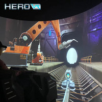 HEROVR Nouvelle Invention Effets Spéciaux Projecteur Orbital Cinéma Haut Revenu Dans Le Centre Commercial