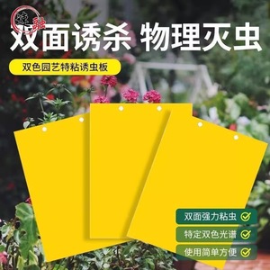 Double Sided Sticky Insect Trap Yellow Rectangle Physical Pest Control For Home And Outdoor Use Anti UV Waterproof - Product Image 3