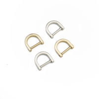 Zinklegierung Schraub-D-Ring-Schnalle Abnehmbarer Metallschäkel Handtaschenriemen-Verbinder Hardware Großhandel