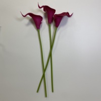 Fleurs Artificielles de Haute Qualité au Toucher Réel en PU pour Mariage – Personnalisation Usine – Décoration Lys Calla