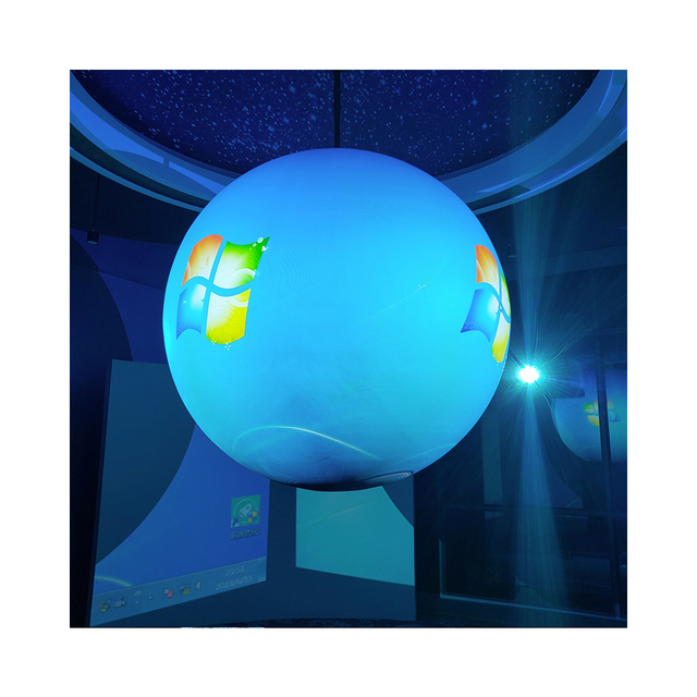 1000mm Diameter Seamless Interactive Touch System Projection Screen Interactive Sphere Screen